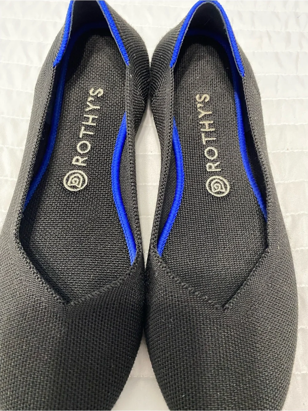 Rothy’s The Flat Round Toe Black Women Size 10